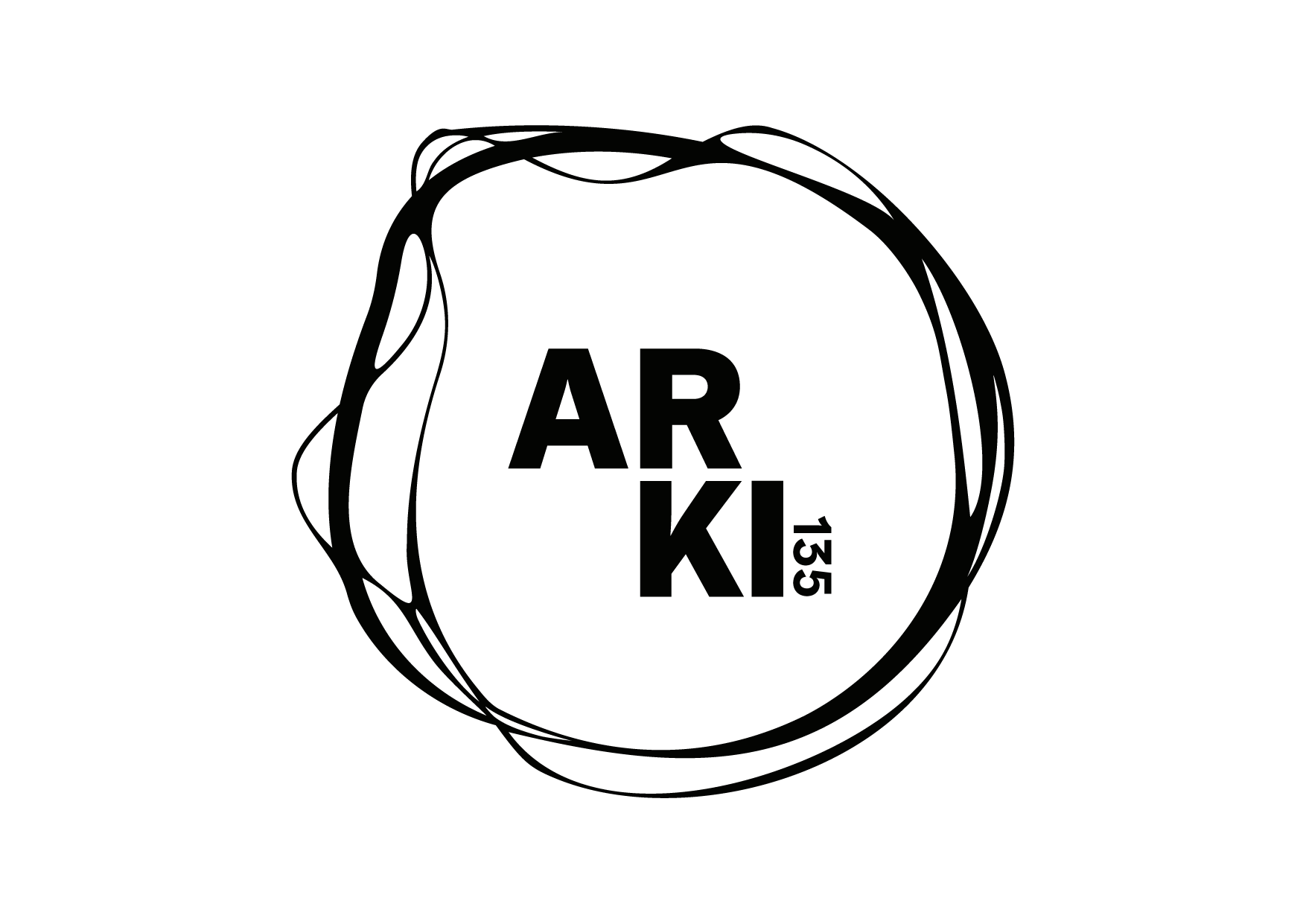 Logo with a text "ARKI 135"